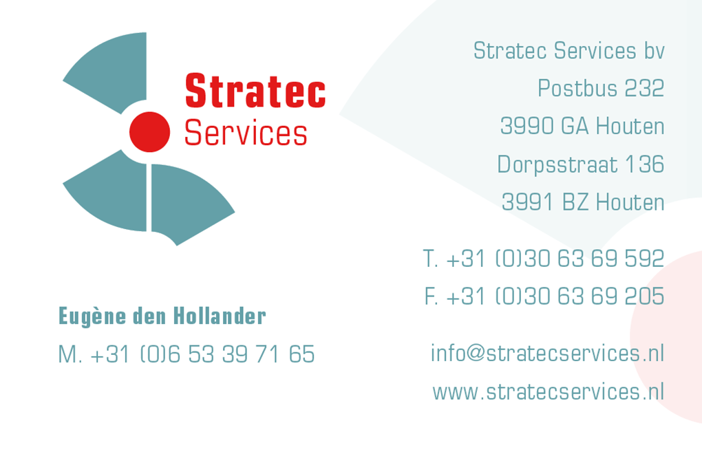 Stratec services visitekaartje